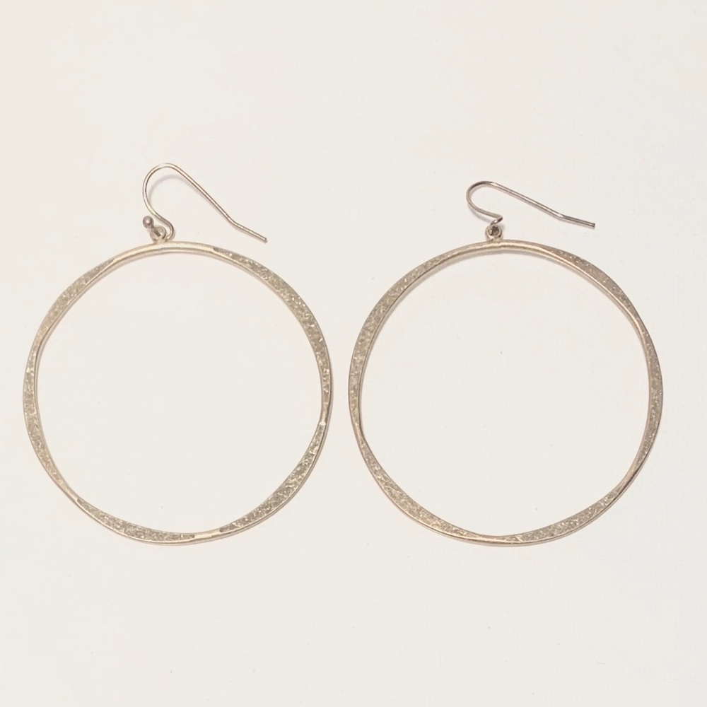Gold hoop earrings